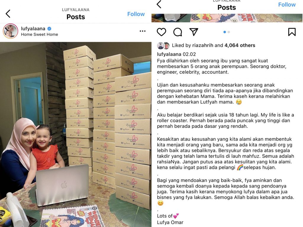 Lufya Omar Syukur &#038; Reda Atas Segala Yang Tertulis Di Luh Mahfuz &#8211; “Aku Belajar Berdikari Sejak Usia 18 Tahun Lagi, My Life Is Like&#8230;”