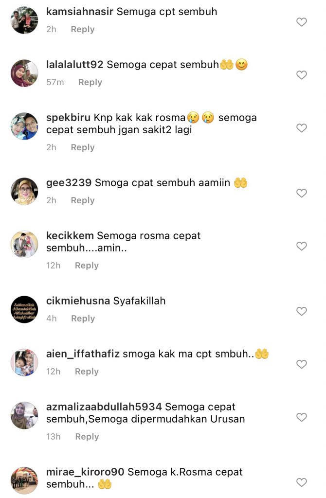 “Abang Doakan Sayang Cepat Sembuh,” – Dimasukkan Ke Hospital, Khai Titip Doa Kepada Rosma Agar Kuat & Kembali Sihat