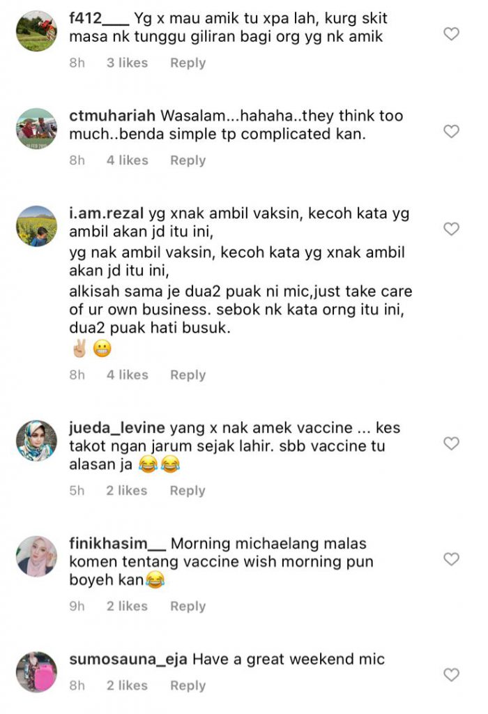 “Dah Nak Bagi Ubat Penawar Bising Pulak,” – Tolak Vaksin Covid-19, Michael Ang Kesal Sikap Individu Yang…