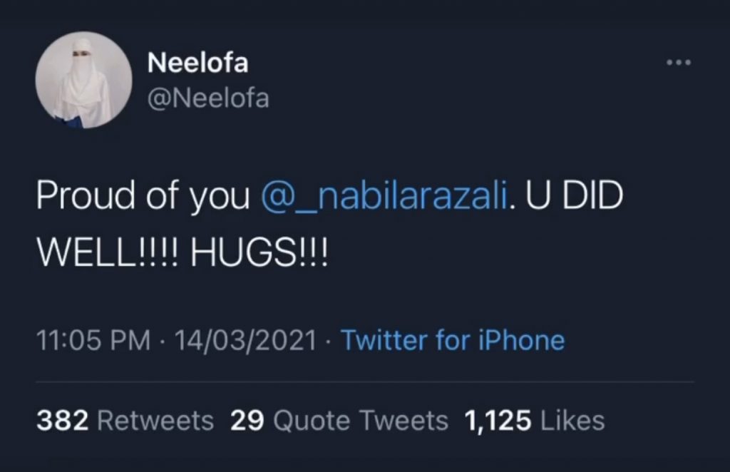 “U Did Well! Hugs!,” &#8211; Ucapan Positif Neelofa Buat Nabila Razali