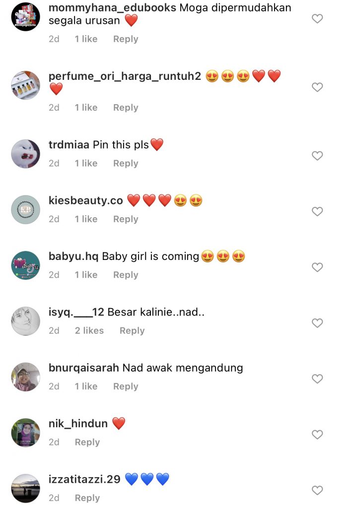 Belum Sedia Dedah Jantina Anak, Nad Zainal Maklum Sudah Ada Nama Bayi