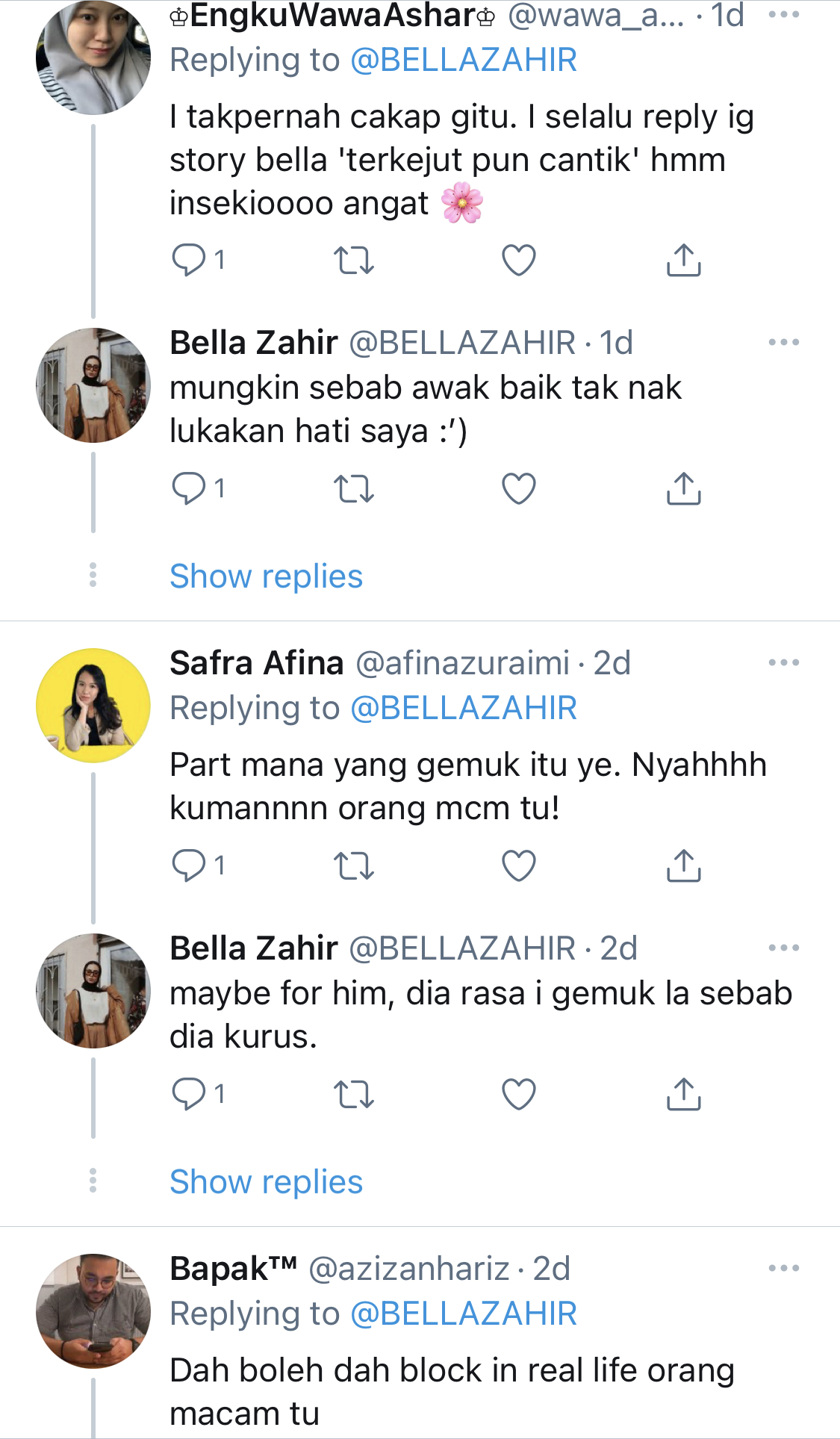 “Setiap Hari Akan Ada Orang Cakap I Gemuk,” &#8211; Pakai Jubah Waktu Jadi Hos Program Neelofa, Bella Zahir Terkilan Terima Komen Fasal Bentuk Badan