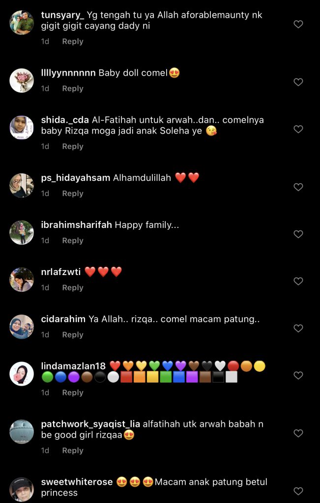 Pereka Fesyen Rizman Nordin &#038; Isteri Anjur Majlis Akikah, Puteri Sulung Raih Perhatian &#8211; “Tak Puas Memandang Si Comel Rizqaa