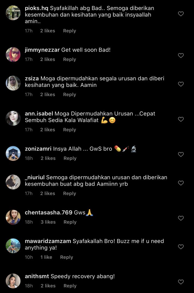 “Doakan Pembedahan Kaki Saya Berjalan Lancar Dan Luka Sembuh Segera,” – Bad Indigo Mohon Sokongan, Jari Kaki Terpaksa Dibuang Sebab…