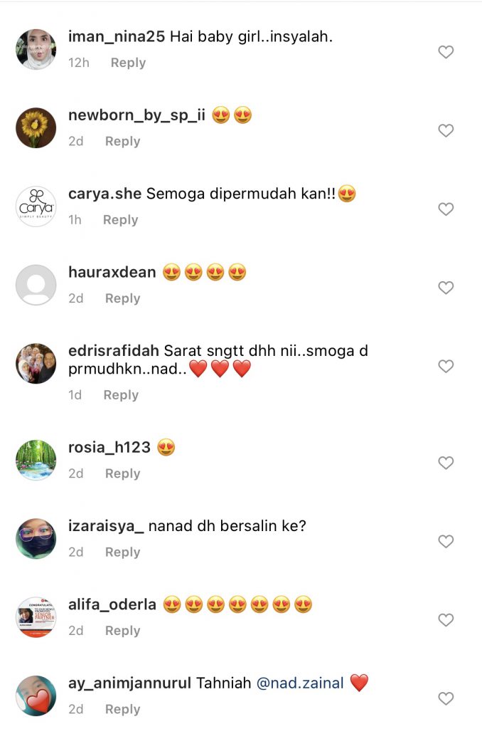 Belum Sedia Dedah Jantina Anak, Nad Zainal Maklum Sudah Ada Nama Bayi