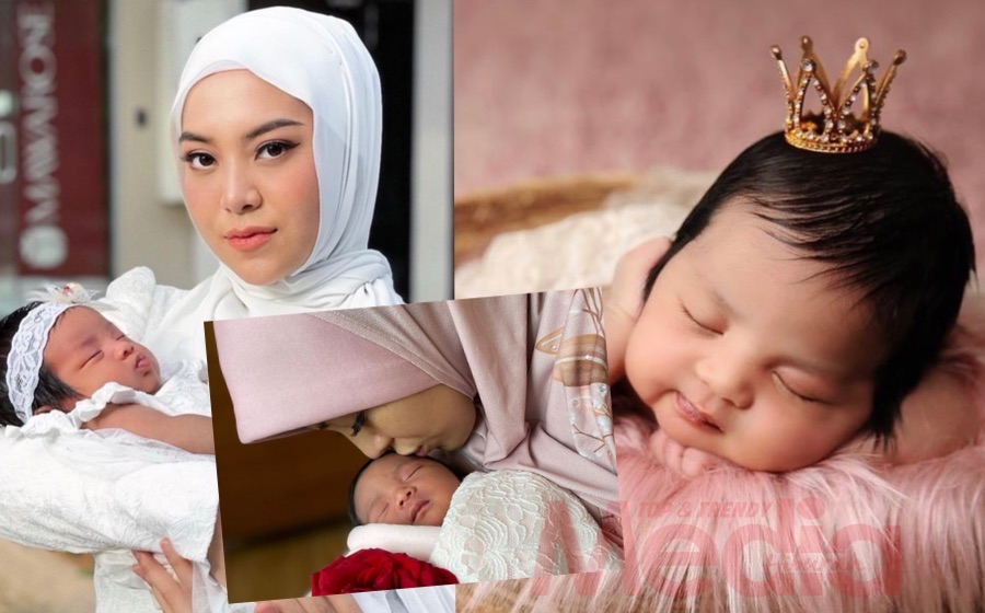 [GAMBAR] “Cinta Senyum Sebab&#8230;,” &#8211; Bagai Semalam Baru Dilahirkan, Mawar Rashid Maklum Baby Girl Genap 2 Bulan