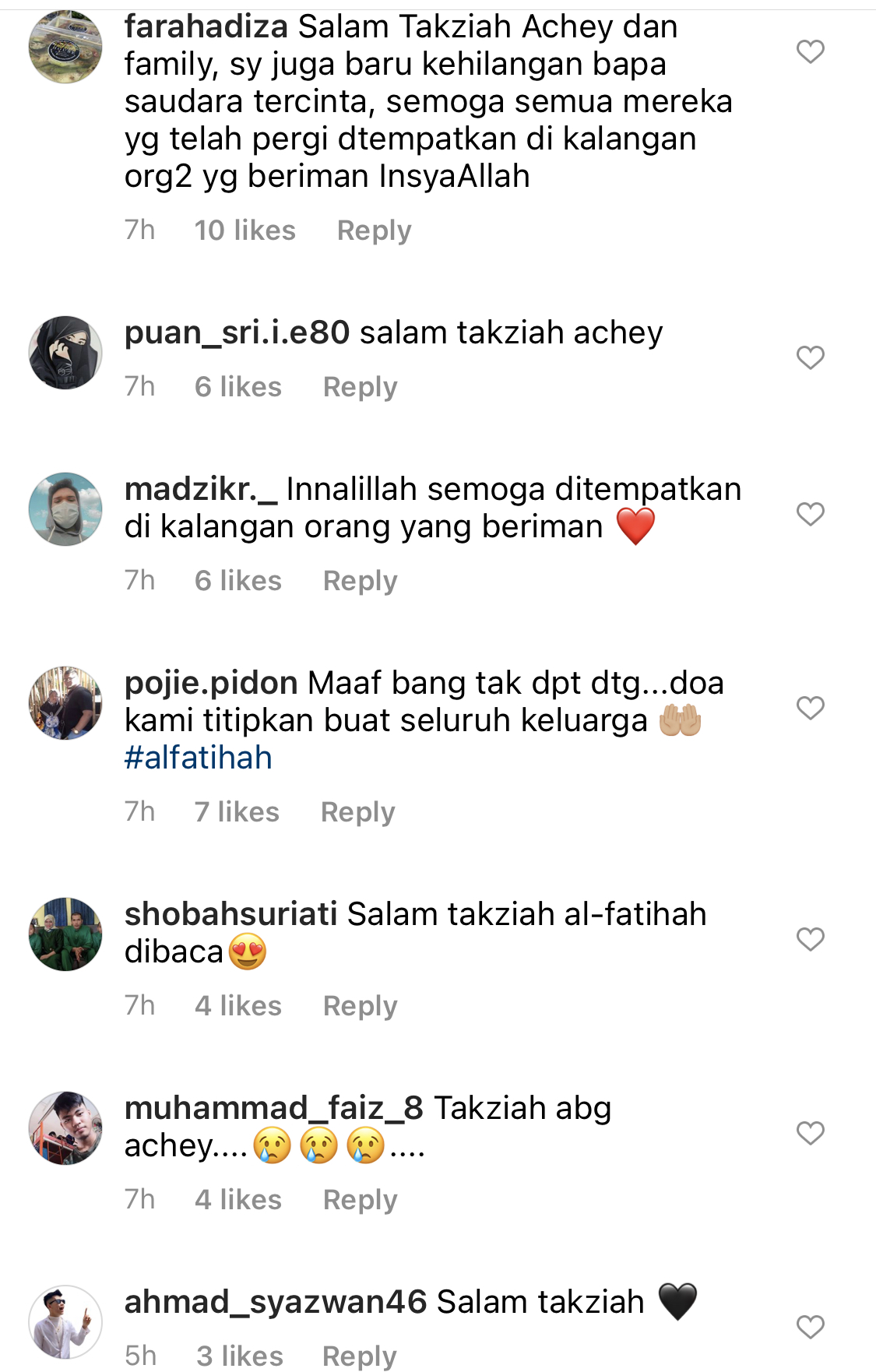 “Kau Gagahkan Juga Demi Semangat Aku,” &#8211; Bapa Meninggal Dunia, Achey Terharu Rakan Artis Datang Ziarah