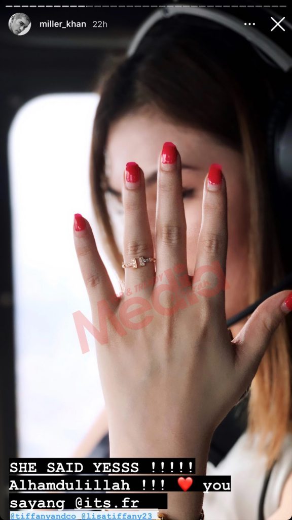 “The Beginning Of Forever, With You My Loving Fiance,” – Tahniah! Miller Khan Umum Bertunang