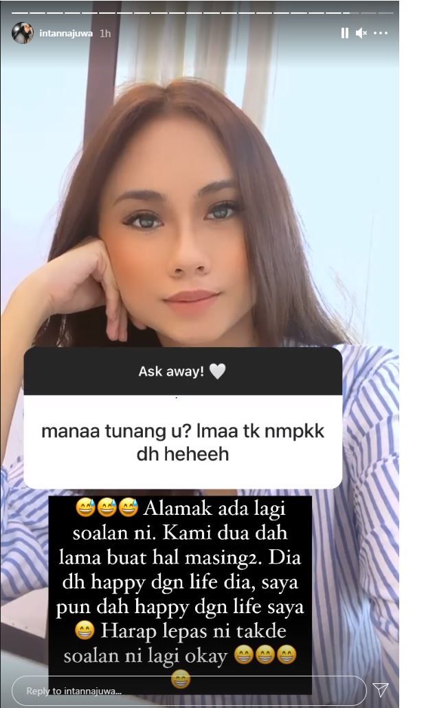 “Bukannya Saya Tiada Kerja Lain Nak Buat,” &#8211; Intan Najuwa Dedah Sudah Putus Lagi, Zul Ariffin Nafi Jadi Punca