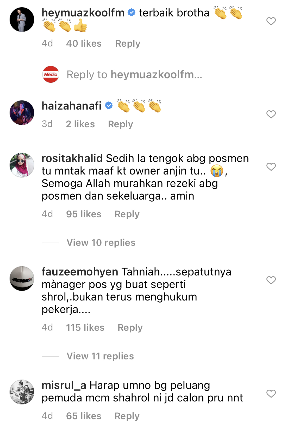 “Bila Duduk Semeja, Titik Persamaan Telah Dijumpai,” – Digantung Kerja Sebab Lastik Anjing, Shahrol Shiro Bawa Postman Jumpa Tuan Rumah