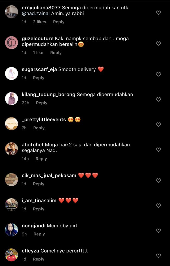 “Semoga Dipermudahkan, Standby Je,” &#8211; Nad Zainal Maklum Dijangka Bersalin Anak Kedua Lagi 2 Minggu