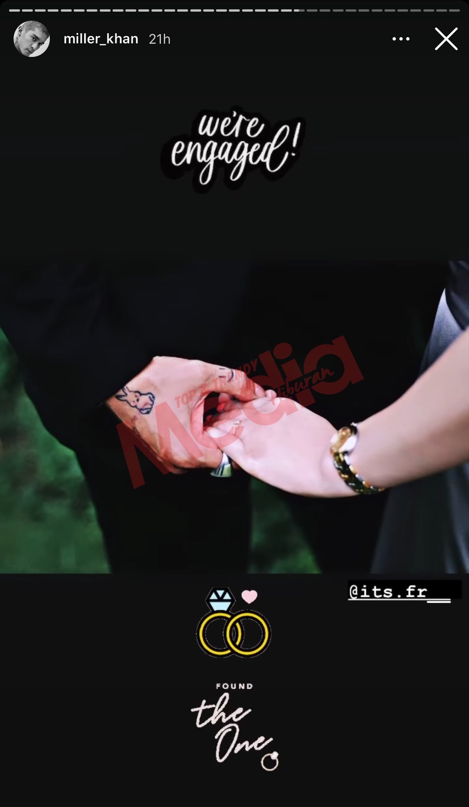“The Beginning Of Forever, With You My Loving Fiance,” – Tahniah! Miller Khan Umum Bertunang