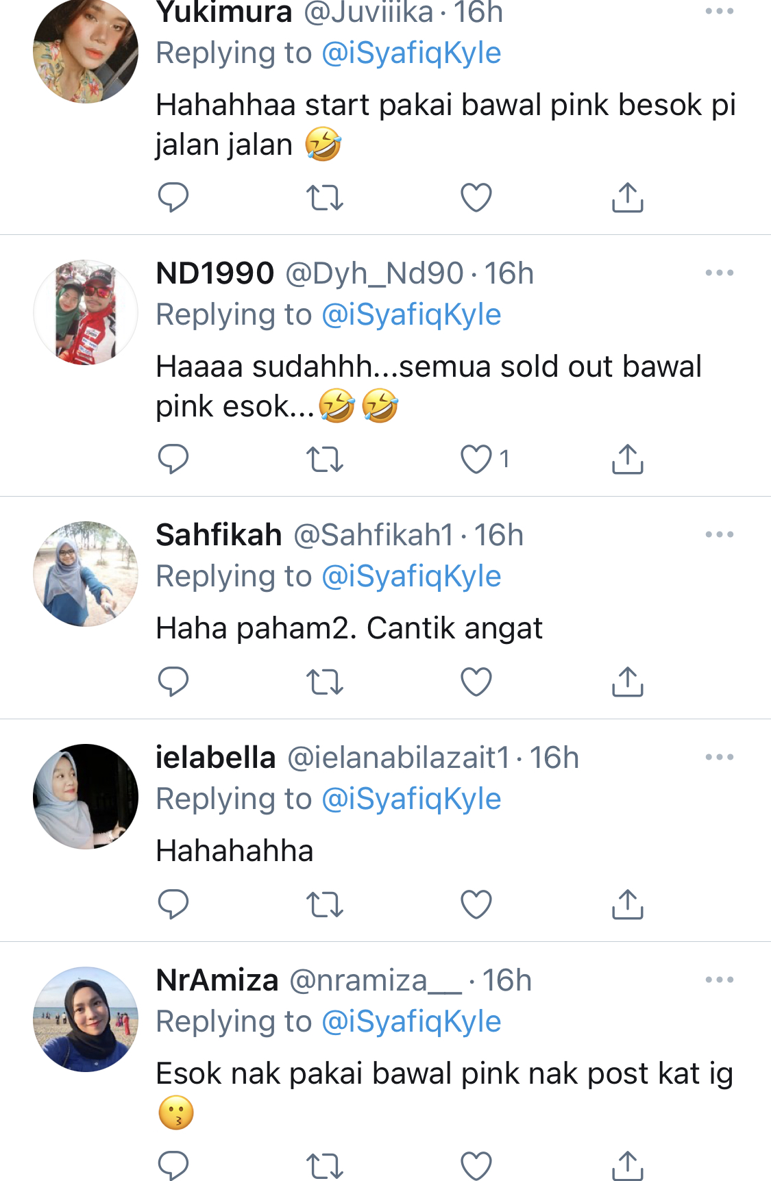 &#8220;Cantik Wany Bertudung Bawal Pink, Manis Bethol Ya,&#8221; &#8211; Komen ‘Show’ AJL35 Di Twitter, Penampilan Wany Hasrita Buat Syafiq Kyle Cair?