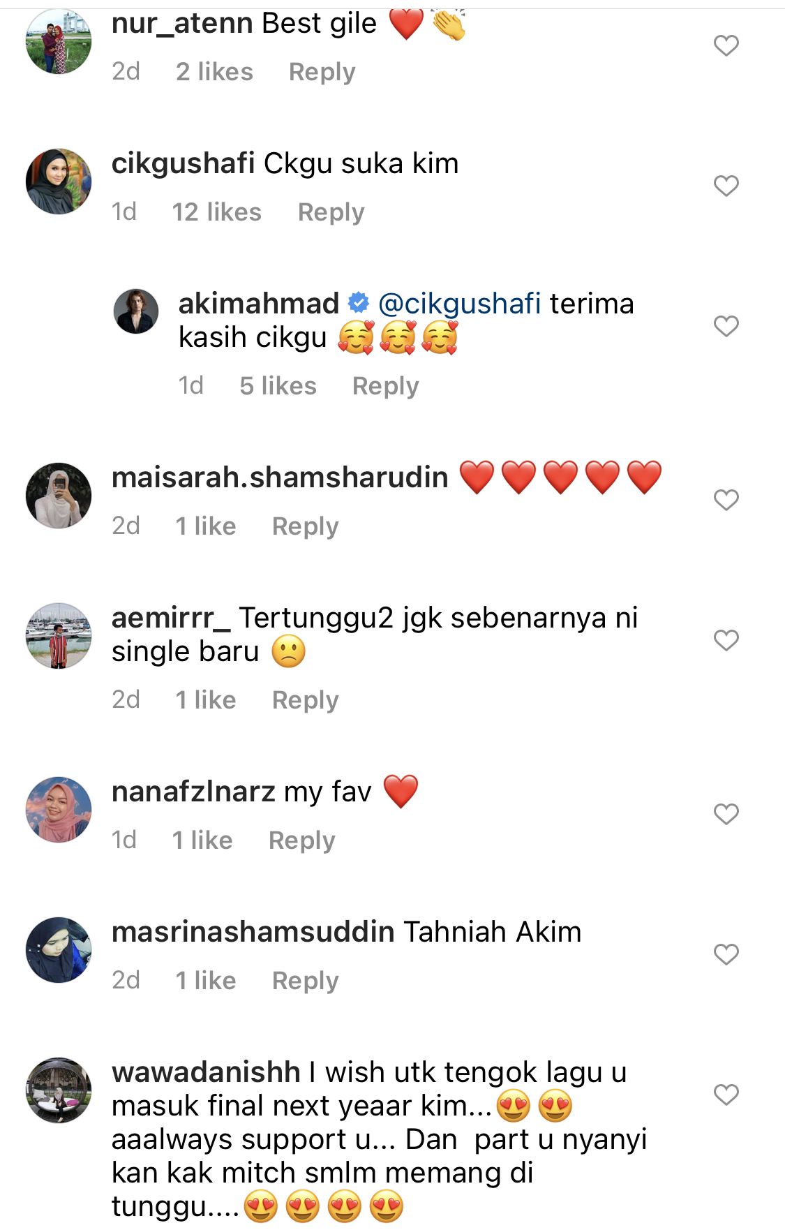 “You’re One Of My Favourite Vocalist,” – Sifatkan Sebagai Satu Penghormatan, Misha Omar Ajak Akim Ahmad Duet Lagu Baru?