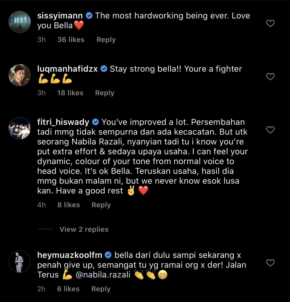 Kapsyen ‘Im So Sorry’ Nabila Razali, Lihat Apa Reaksi Komposer Lagu Peluang Kedua, “Awak Adalah Contoh Inspirasi Saya. So Proud Of You!”