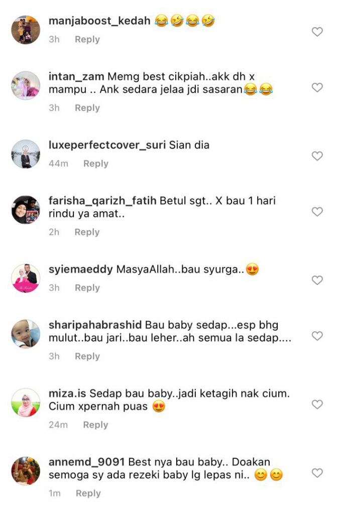“Selain Bau Ketiak Pasangan, Bau Baby Antara Bau Paling Best Kan? – Feeya Iskandar