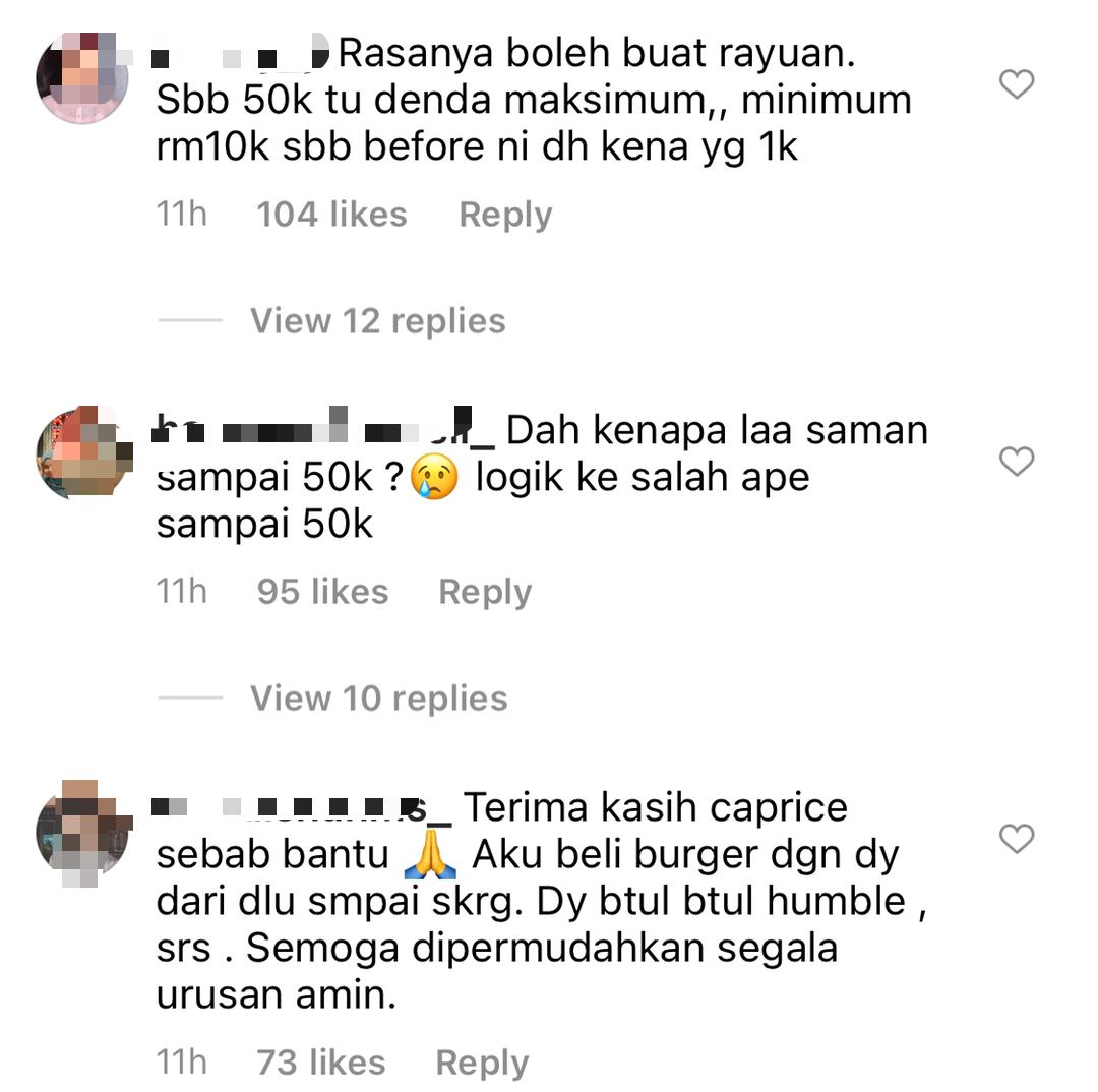 Tular Peniaga Burger Dikompaun RM50k, Caprice Akan Lancar Tabung Kilat Kalau ‘Abe’ Kata Ons! &#8211; &#8220;InsyaAllah Kita Jaga Kita.”