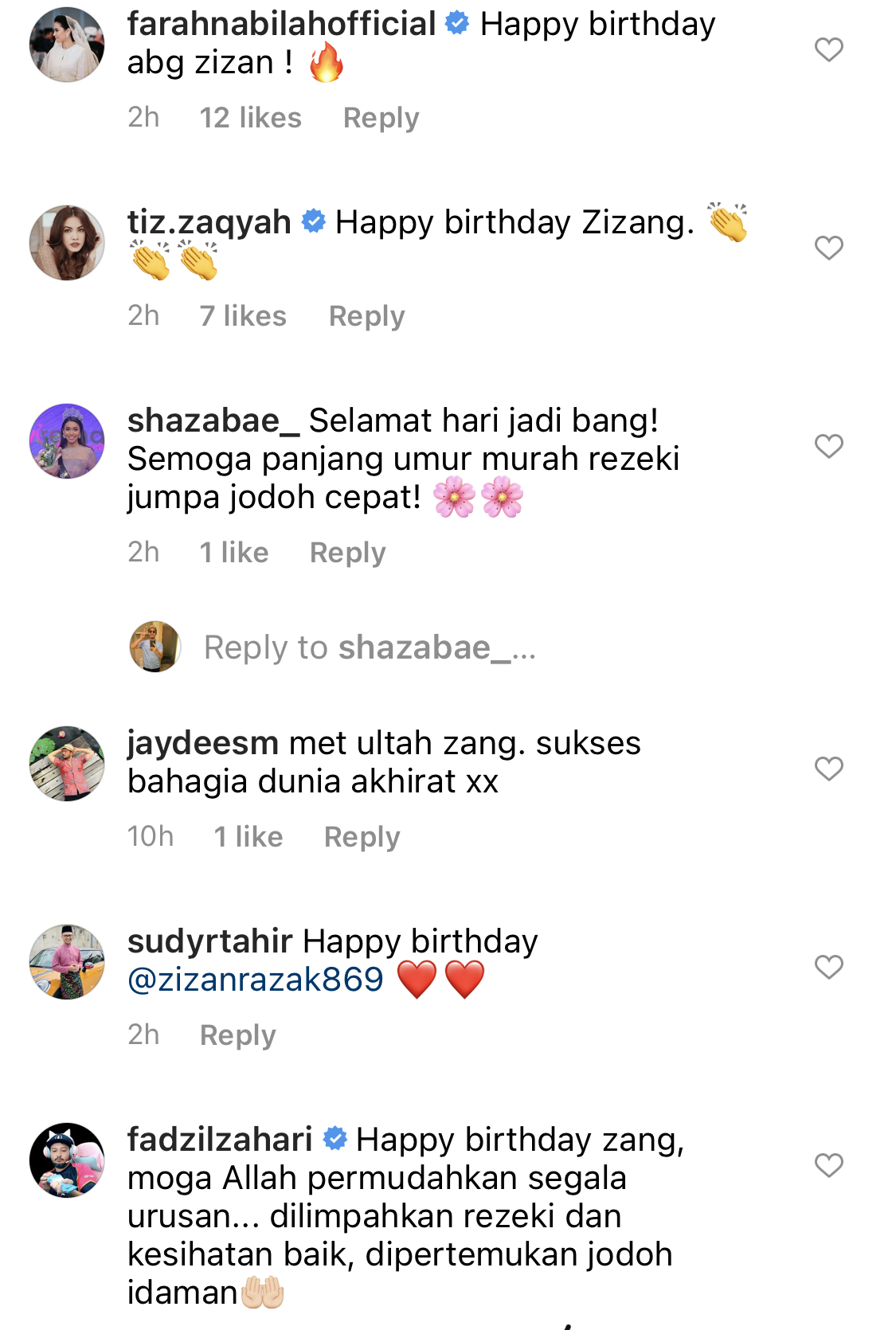 “Jangan Berhenti Buat Orang Tersenyum, Semoga Allah Merahmatimu Selalu,” – Ucap Bday Untuk Diri Sendiri, Zizan Doa Semoga Urusan Jodoh Dipercepatkan