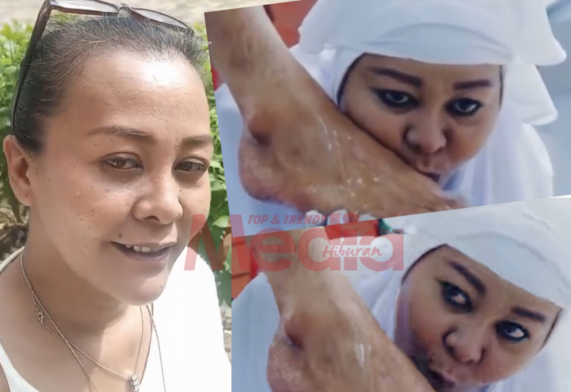 “Drama Ni Best Cuma…,” – Ramai Terkejut, Lakonan Ellie Suriaty Cium Kaki Jadi Perhatian Peminat