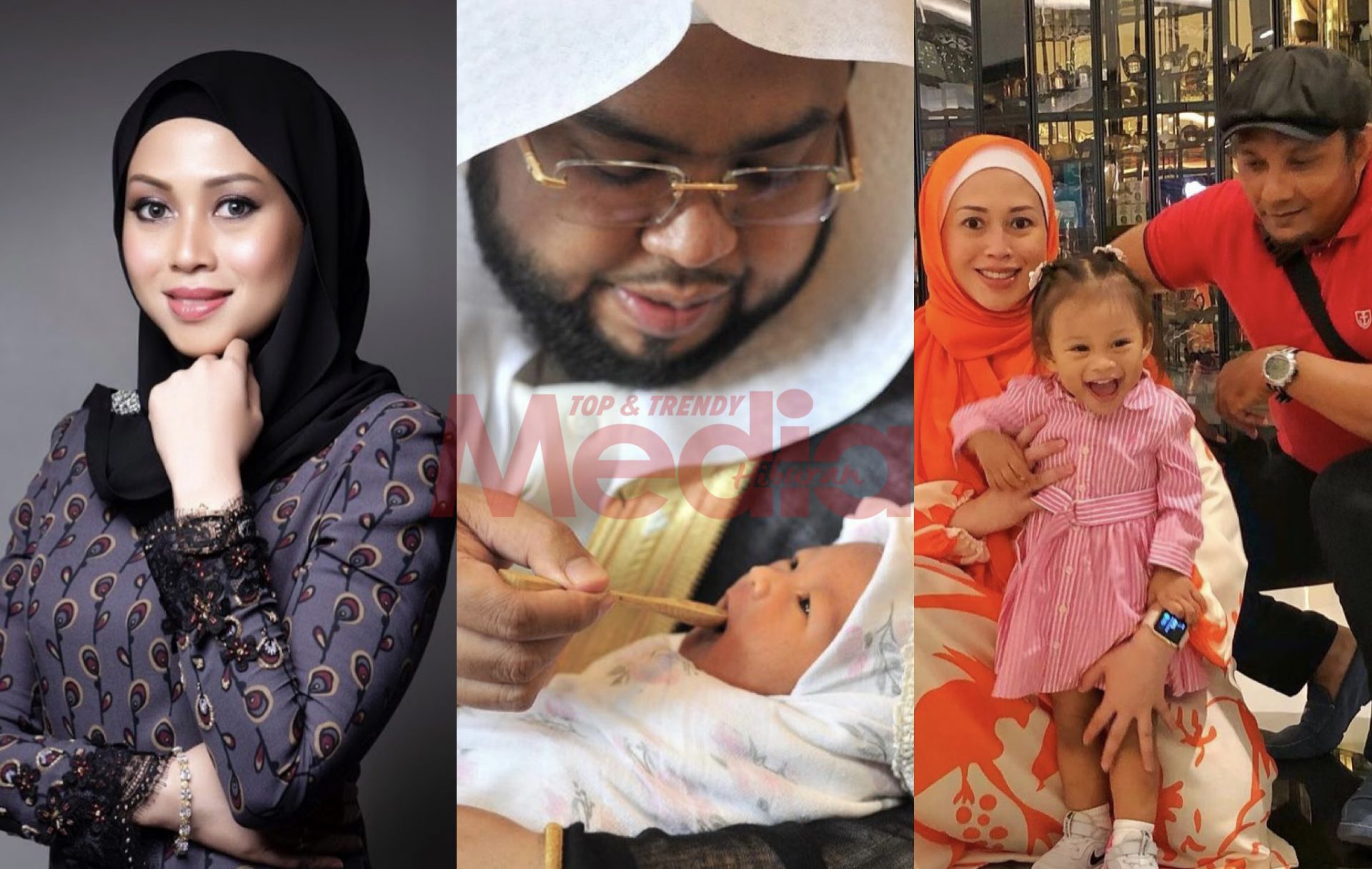 “Semoga Atheera Medinah Menjadi Anak Yang Solehah,” &#8211; Anjur Majlis Tahnik, Azrinaz Mazhar Hakim Dedah Nama Cahaya Matanya