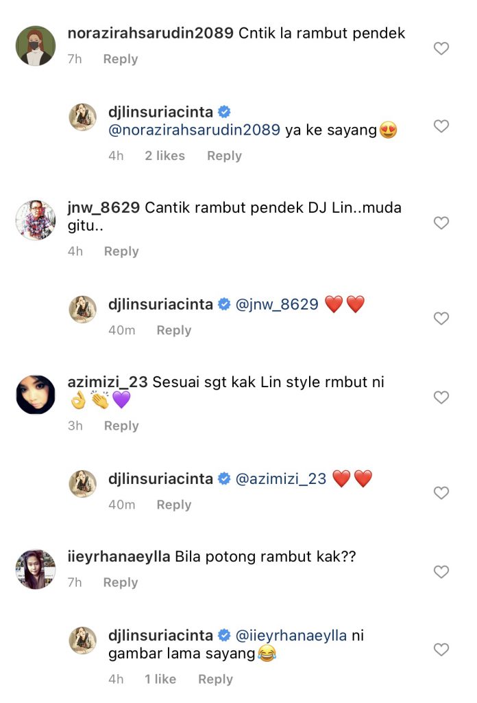 ‘Payung’ Foto Rambut Pendek, Ramai Puji DJ Lin Tampak Ranggi & Jelita – “Lawa, Nampak Muda Gitu!”