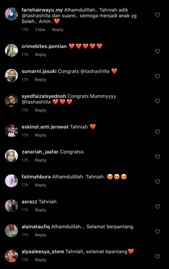 “Selamat Datang Ke Dunia Kaum Ibu,” -Bersalin Anak Lelaki, Ramai ‘Kerumun’ Instagram Tasha Shilla Titip Ucapan Tahniah