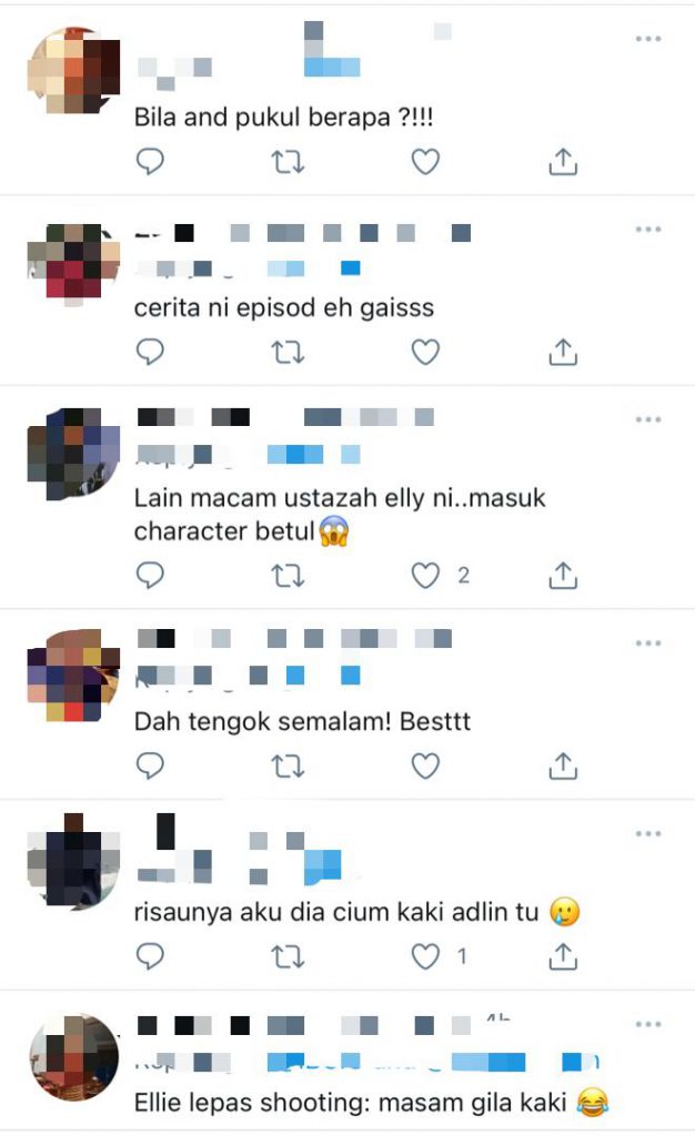 “Drama Ni Best Cuma&#8230;,” &#8211; Ramai Terkejut, Lakonan Ellie Suriaty Cium Kaki Jadi Perhatian Peminat