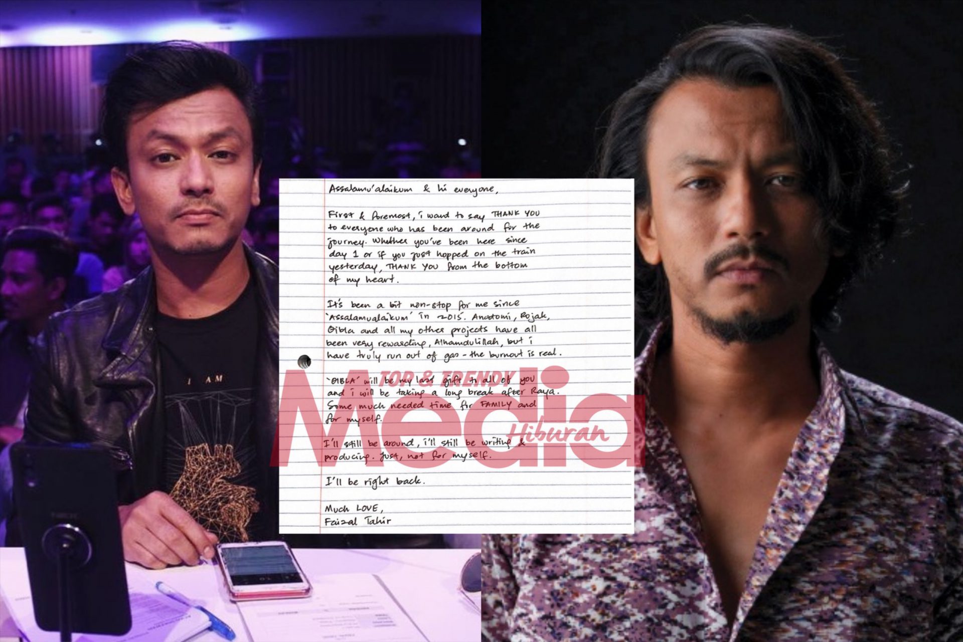 “Saya Benar-Benar Telah Kehabisan Tenaga, ‘Burn Out’ Is Real,” &#8211; Bekarya Tanpa Henti Sejak 2015, Faizal Tahir Umum Berehat