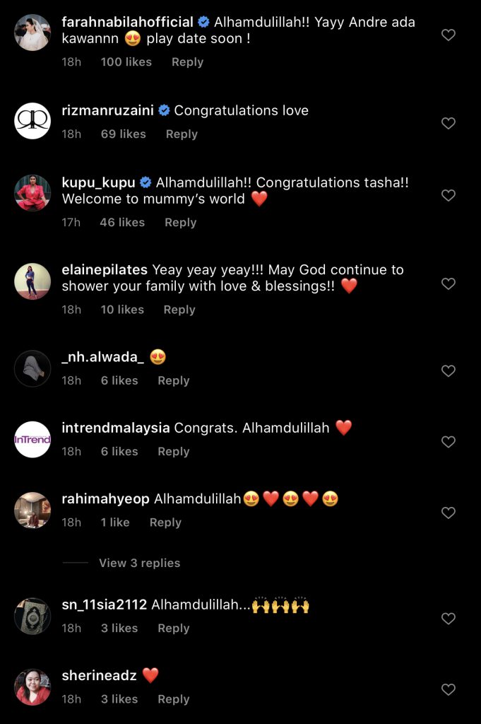 “Selamat Datang Ke Dunia Kaum Ibu,” -Bersalin Anak Lelaki, Ramai ‘Kerumun’ Instagram Tasha Shilla Titip Ucapan Tahniah