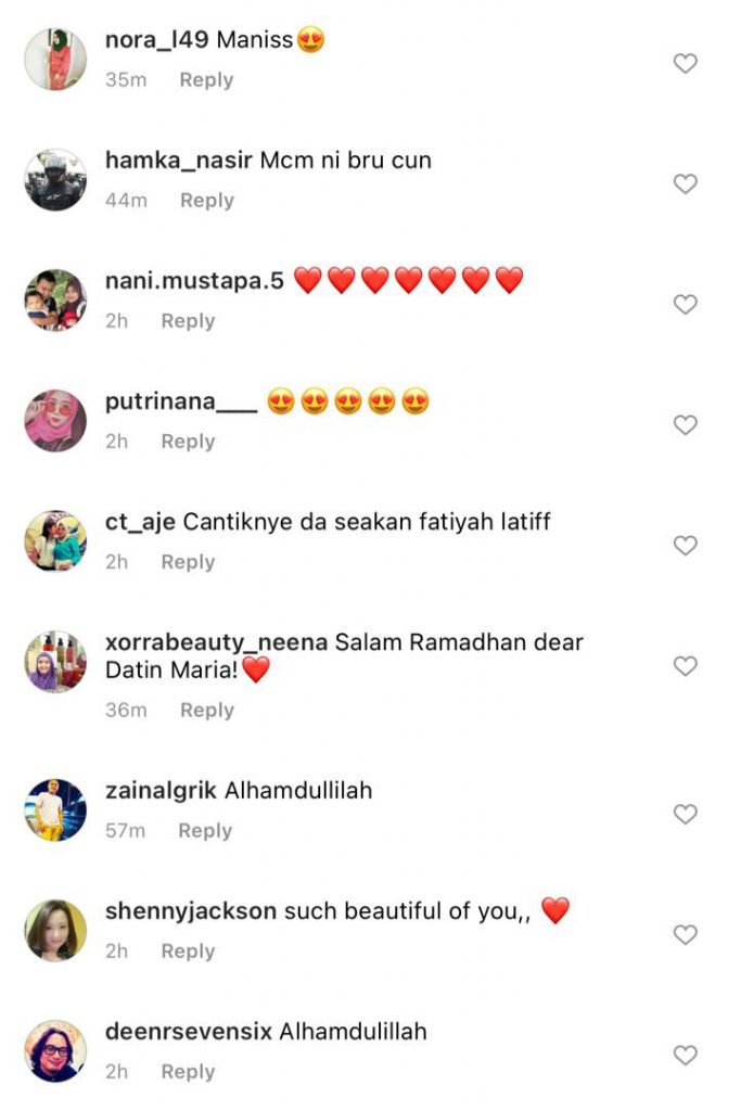 “MasyaAllah Cantik Sangat,” – Kongsi Foto Bertudung Litup, Datin Maria Farida Terima Pujian Peminat