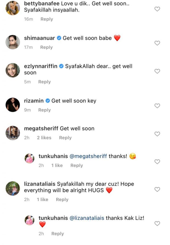 “Saya Kena Tahan Wad Kerana Denggi, Bukan Covid-19,” – Tunku Hanis